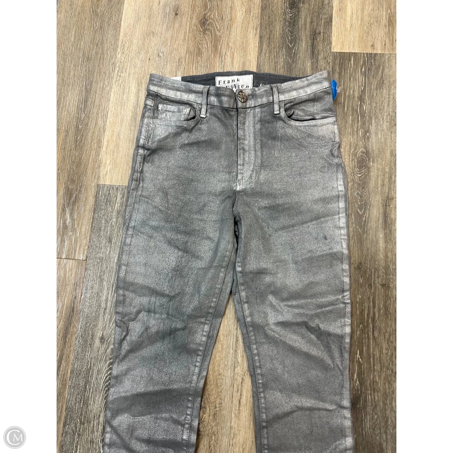-Jeans Skinny By Frank And Eileen In Silver, Size: 10