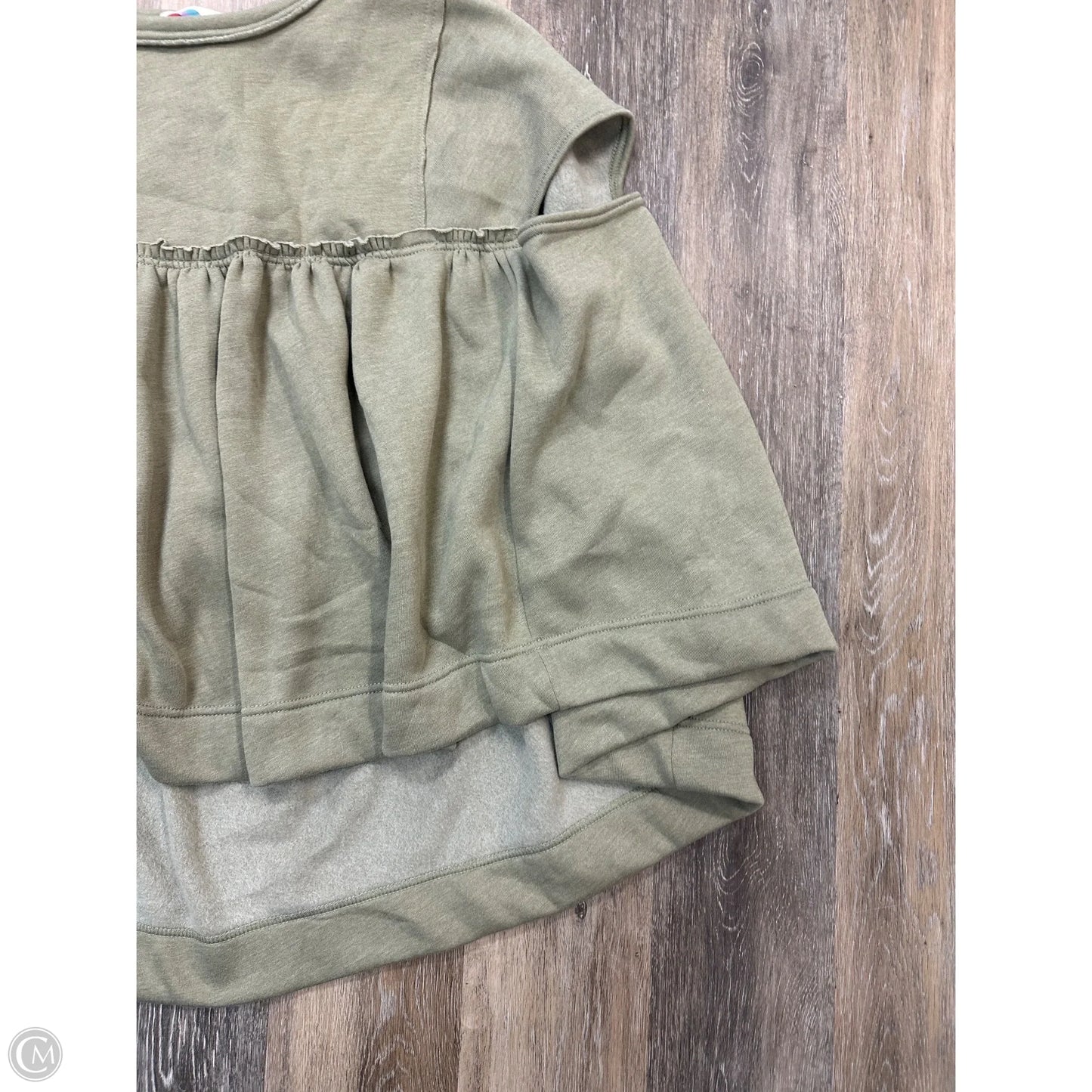 Sweater Short Sleeve By Free People In Green, Size: Xs