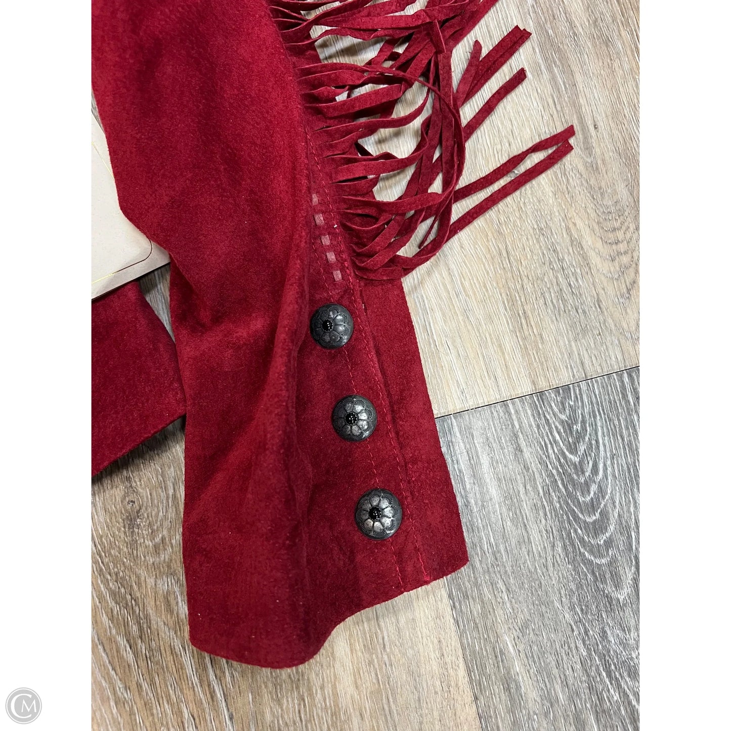 Jacket Leather By Scully In Red, Size: Xxl