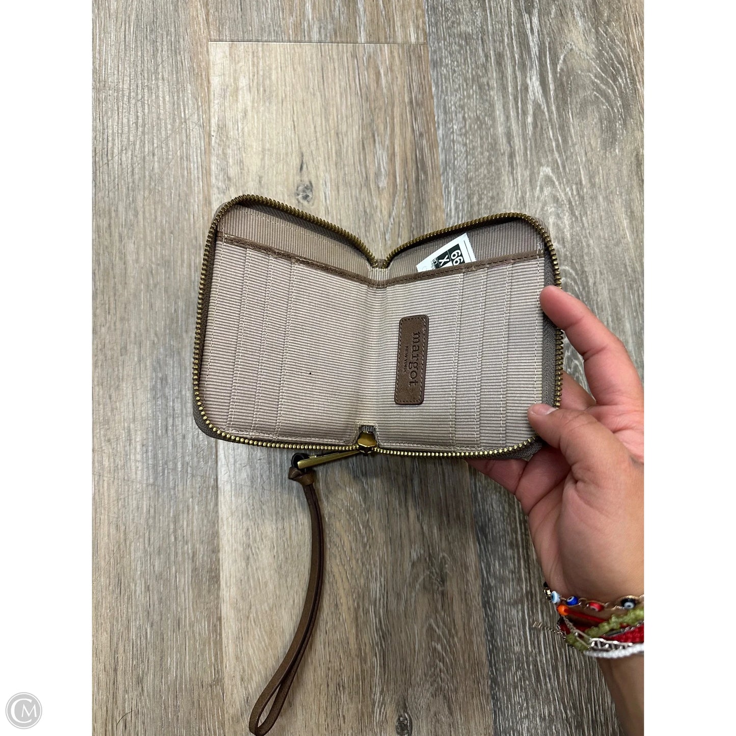 Wallet Leather By Margot, Size: Medium