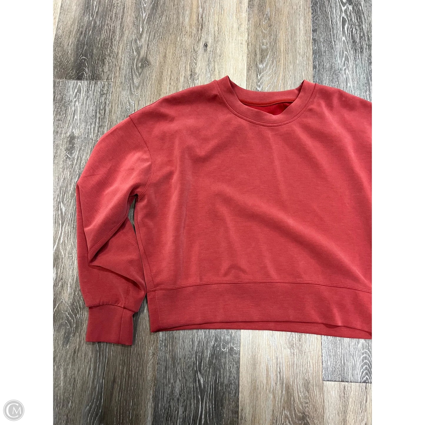 -Athletic Sweatshirt Crewneck By Lululemon In Red, Size: 6