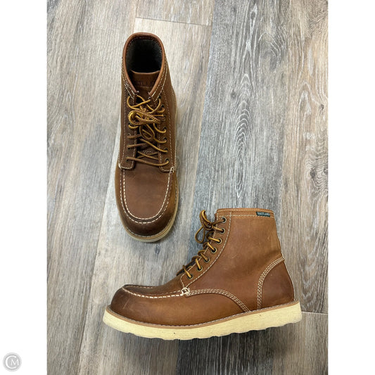 Boots Ankle Flats By Eastland In Tan, Size: 9