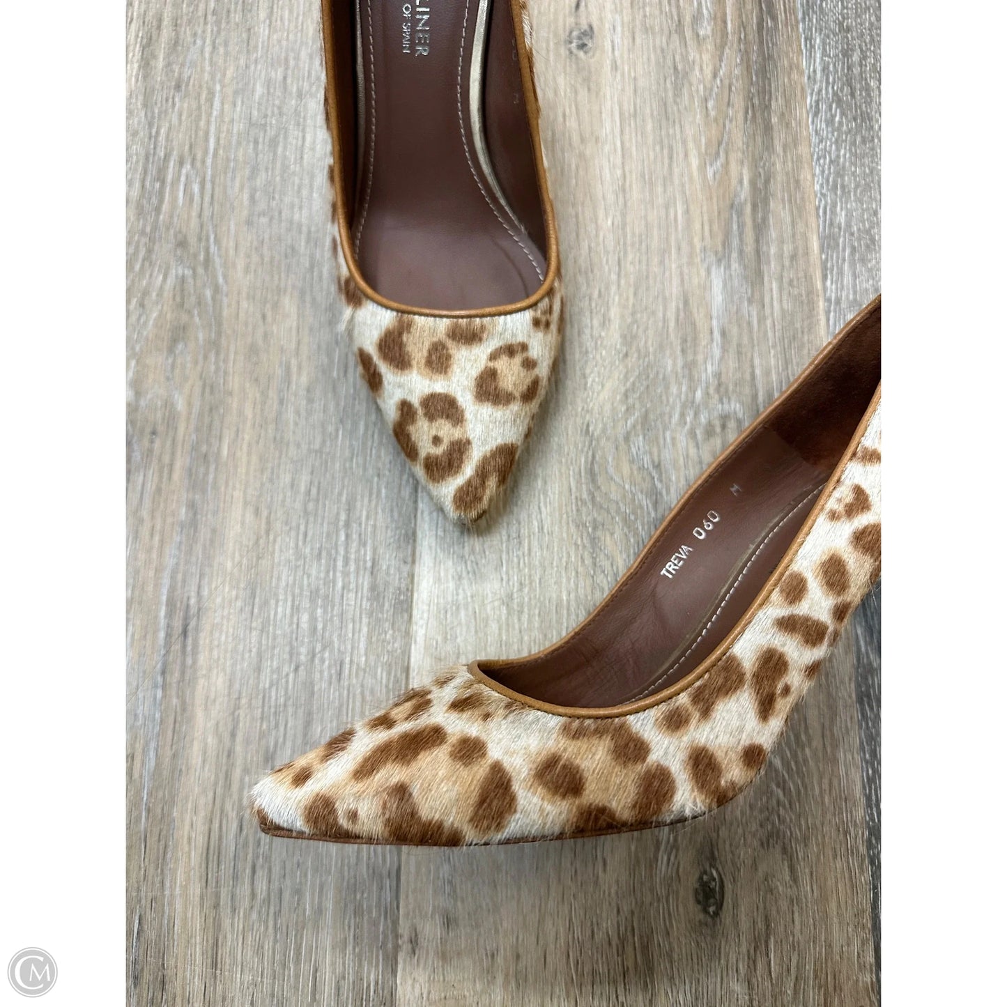 Shoes Heels Stiletto By Donald Pliner In Animal Print, Size: 6