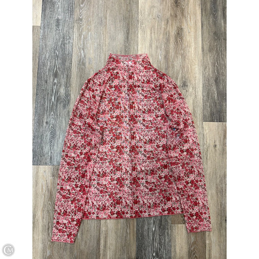 Top Long Sleeve By Anniewear In Floral Print, Size: Xl