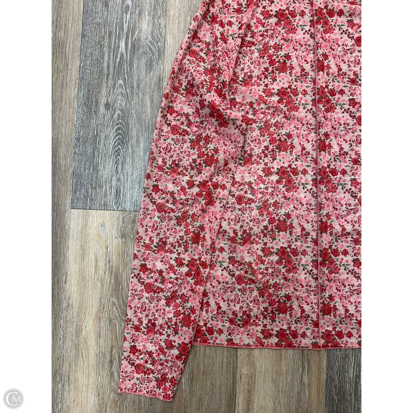 Top Long Sleeve By Anniewear In Floral Print, Size: Xl