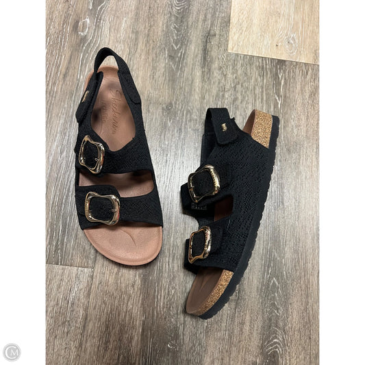 Sandals Flats By Skechers In Black, Size: 9