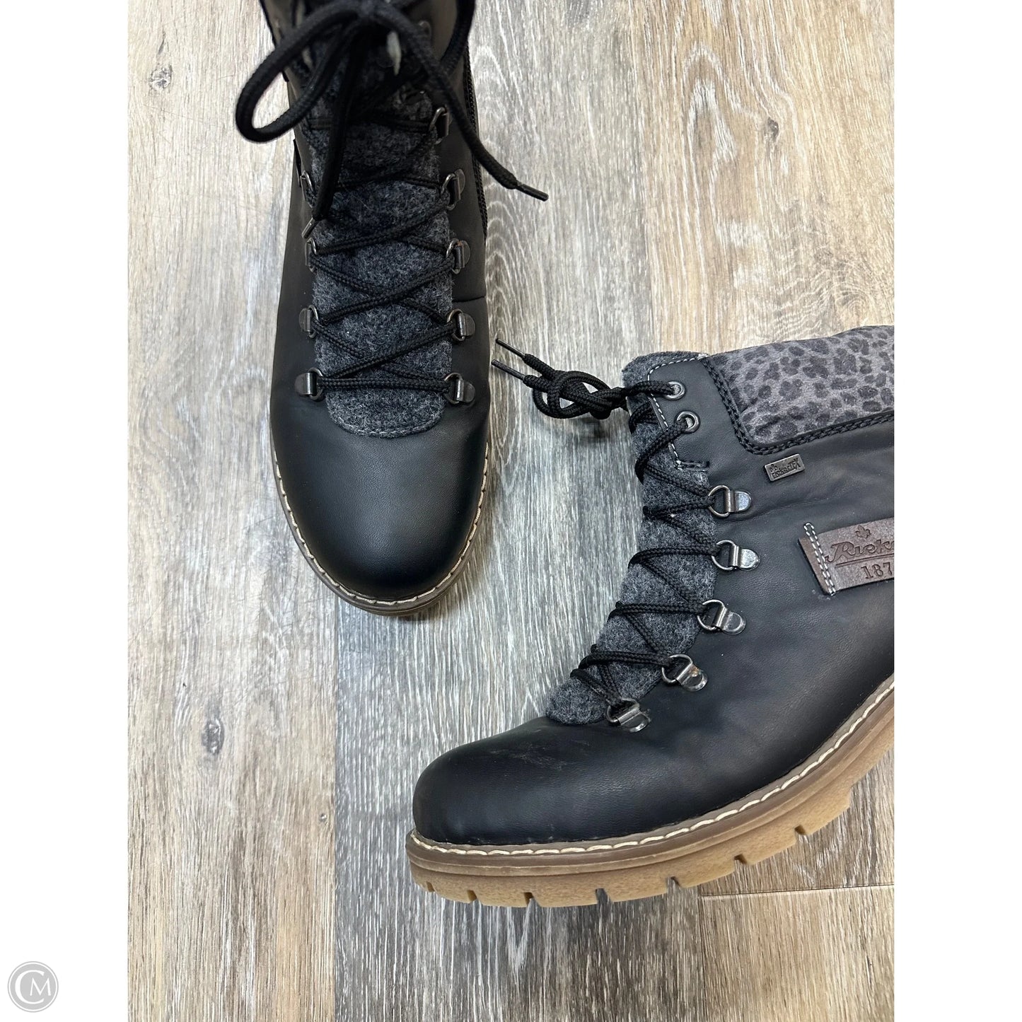 Boots Ankle Flats By Riekers In Black, Size: 9