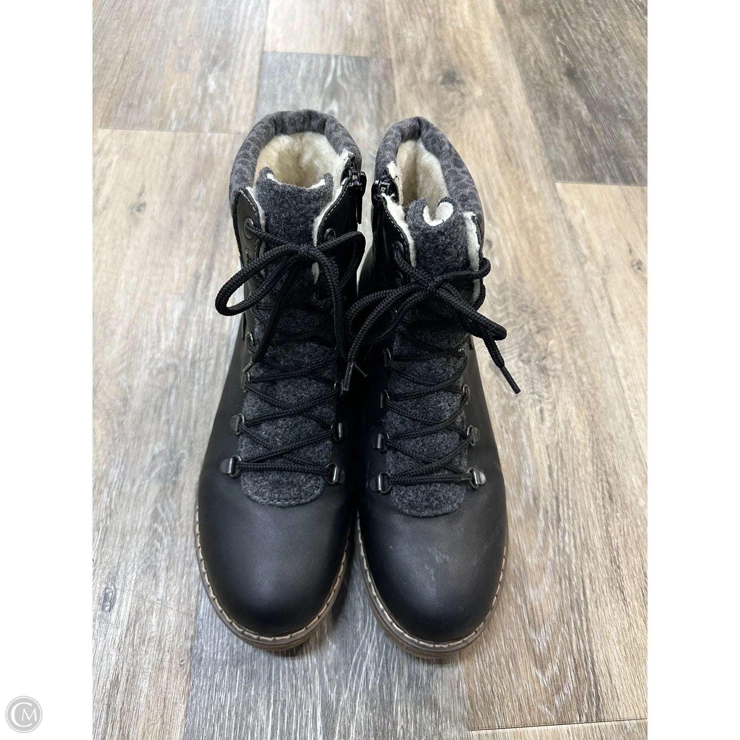 Boots Ankle Flats By Riekers In Black, Size: 9