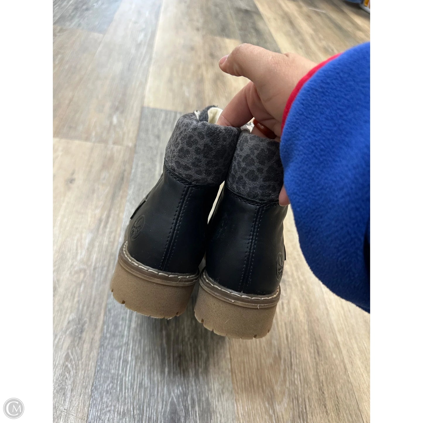 Boots Ankle Flats By Riekers In Black, Size: 9