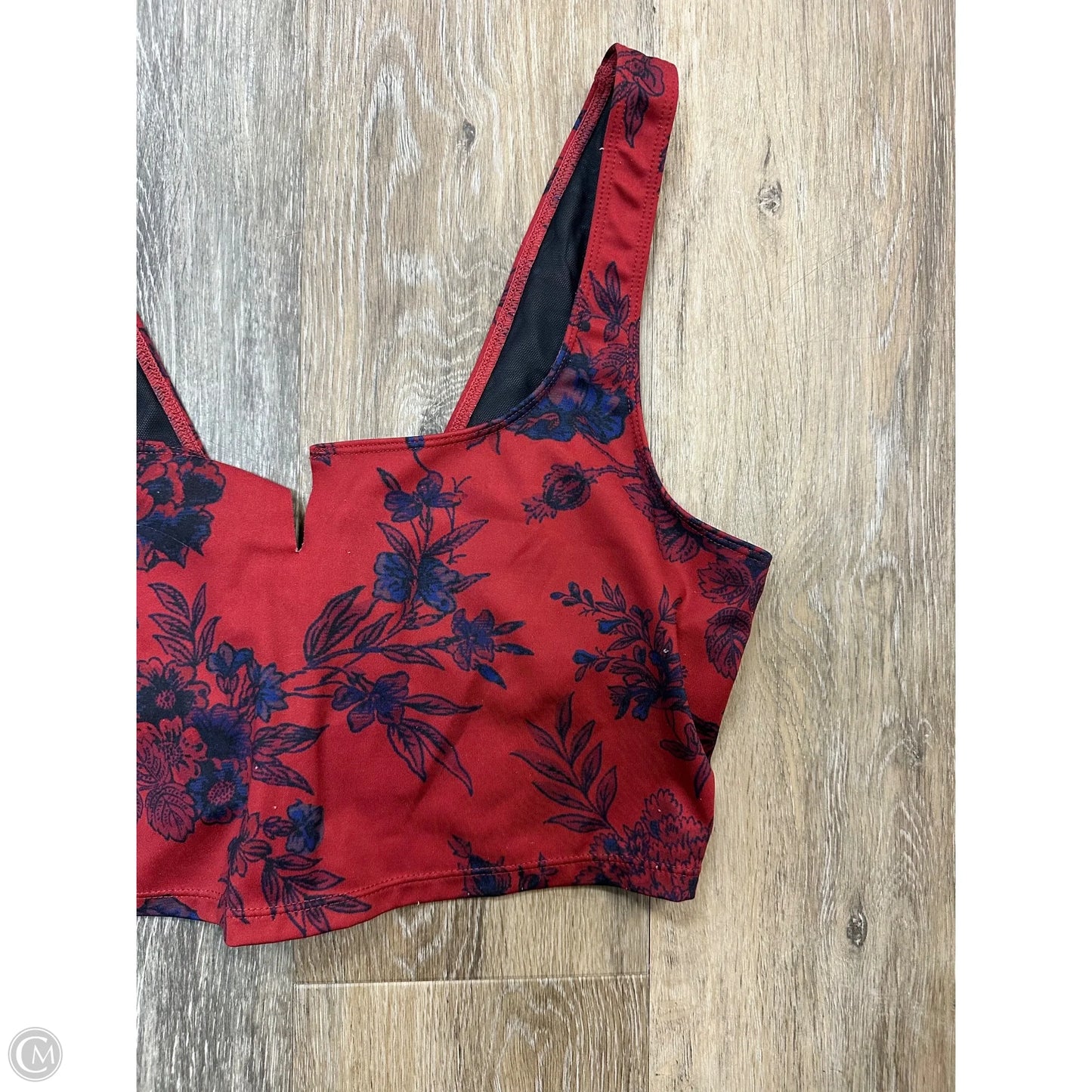 Athletic Bra By Free People In Blue & Red, Size: M
