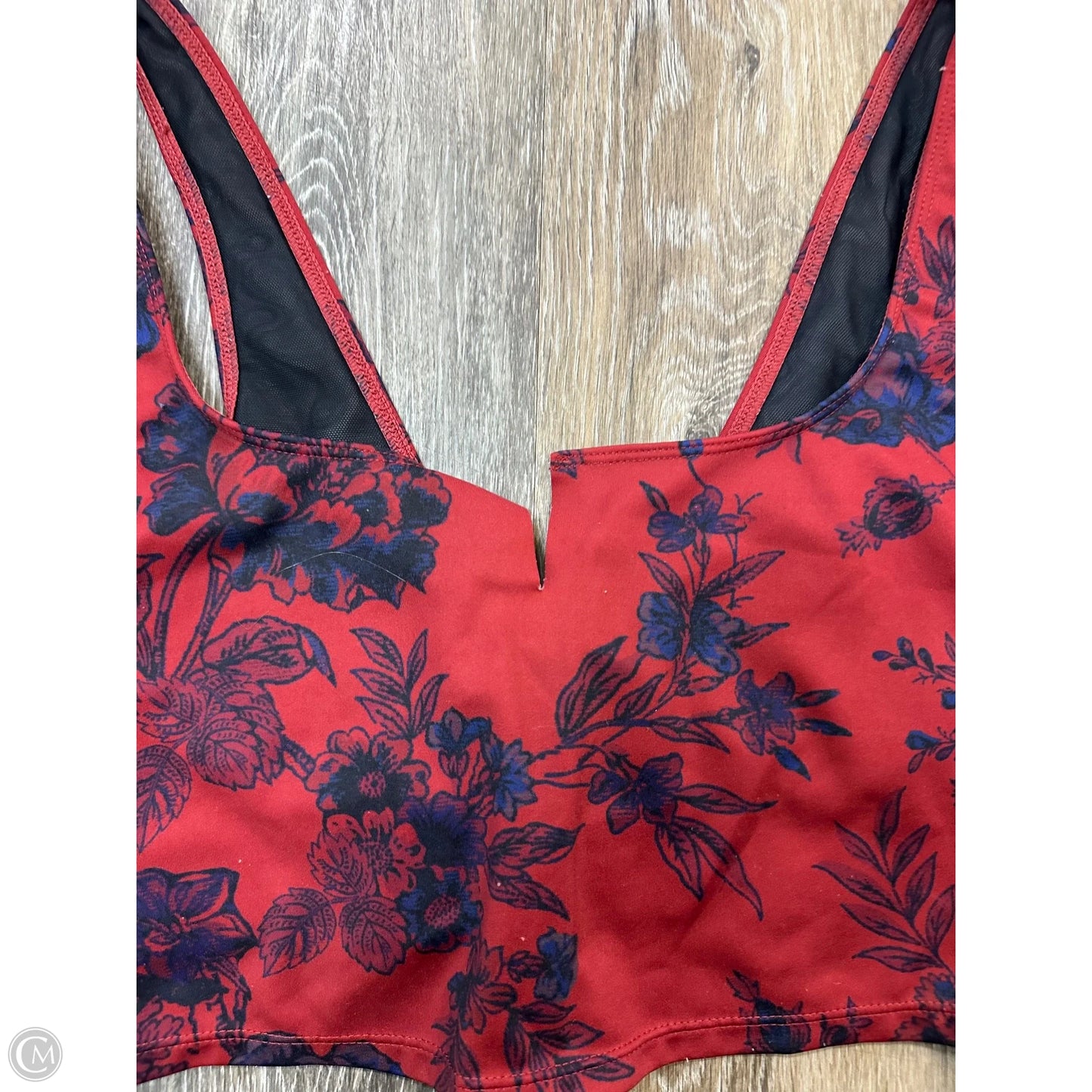 Athletic Bra By Free People In Blue & Red, Size: M