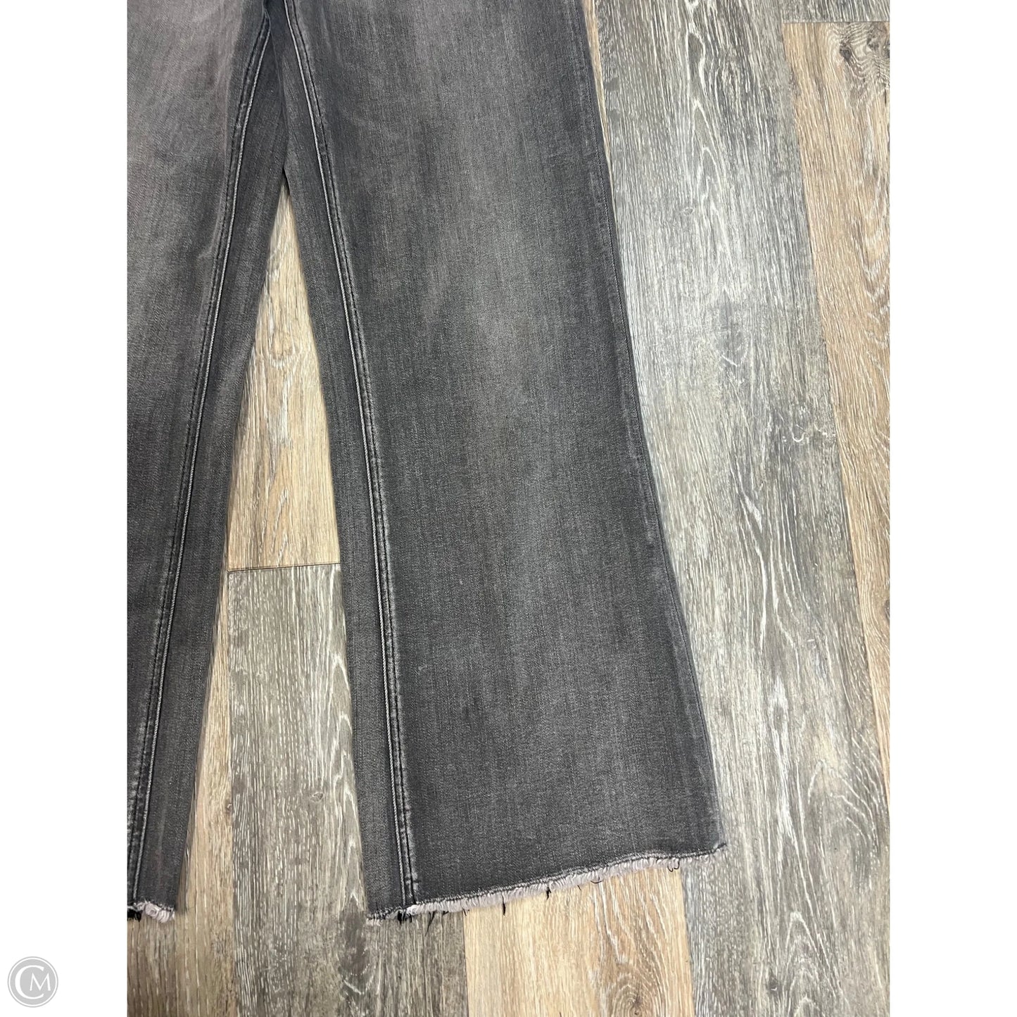 Jeans Wide Leg By Mica In Grey Denim, Size: 2/26