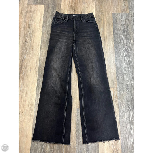 Jeans Wide Leg By Mica In Black Denim, Size: 2/26