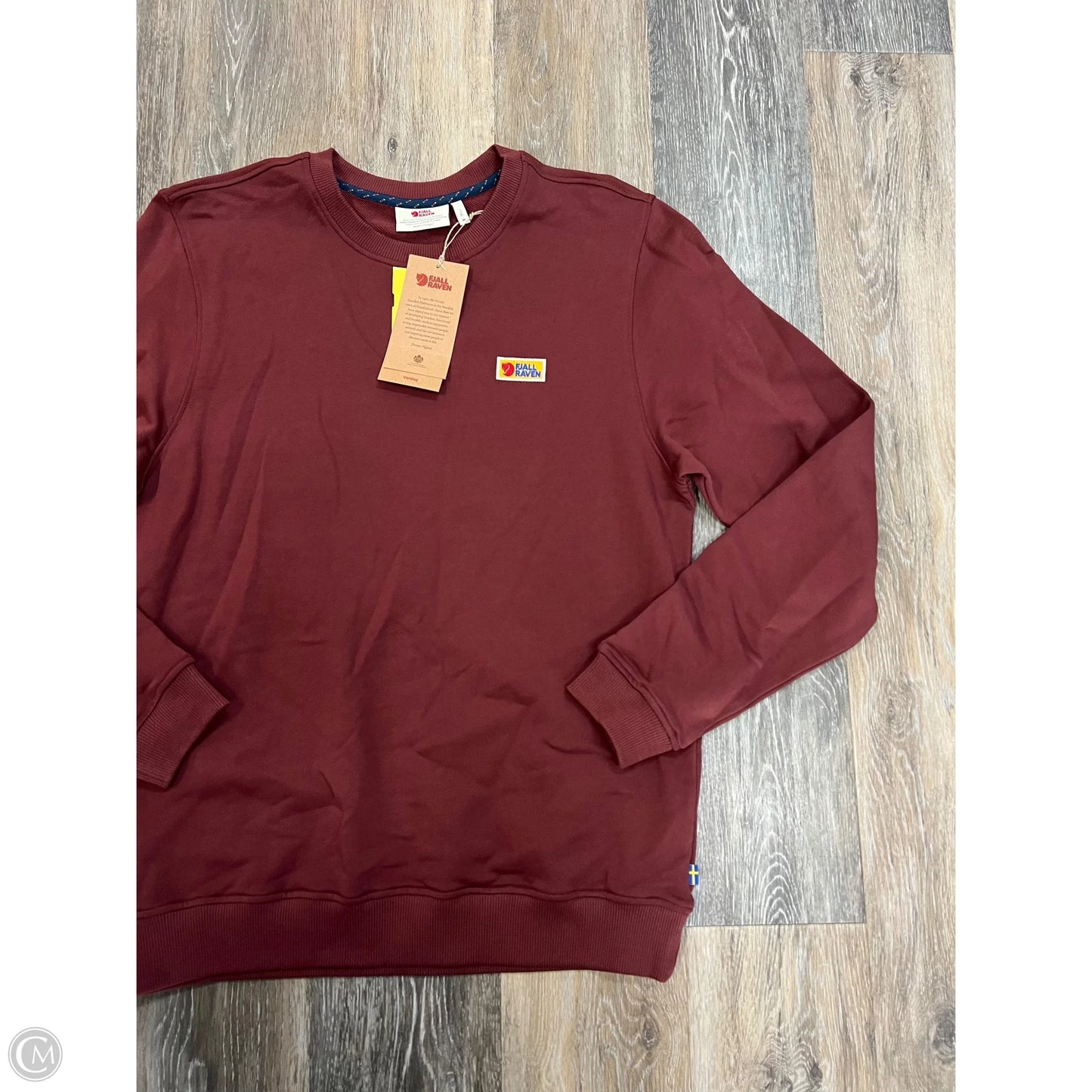 Sweatshirt Crewneck By FJALL RAVEN In Red, Size: M