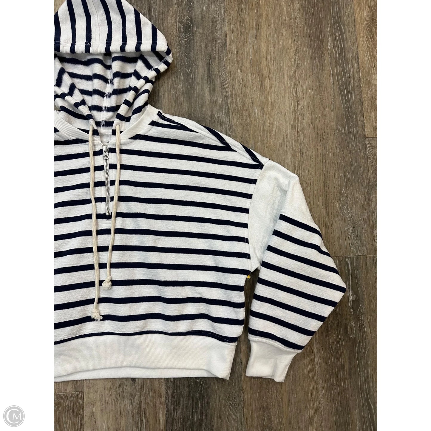 Sweatshirt Hoodie By Aerie In Striped Pattern, Size: S