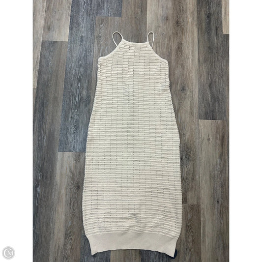 Dress Casual Midi By Free People In Cream, Size: L