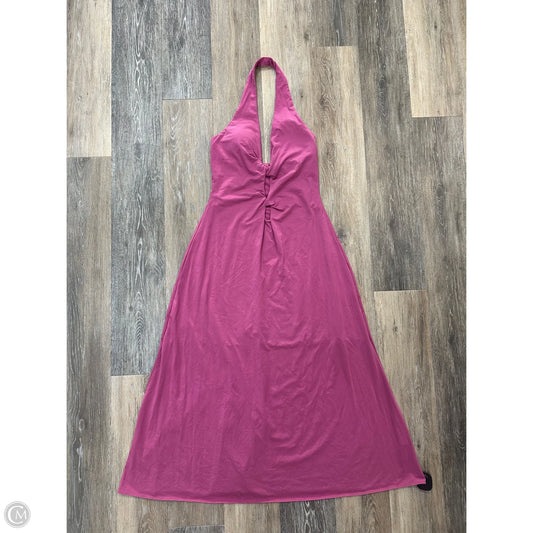 Dress Casual Midi By Abercrombie And Fitch In Pink, Size: M