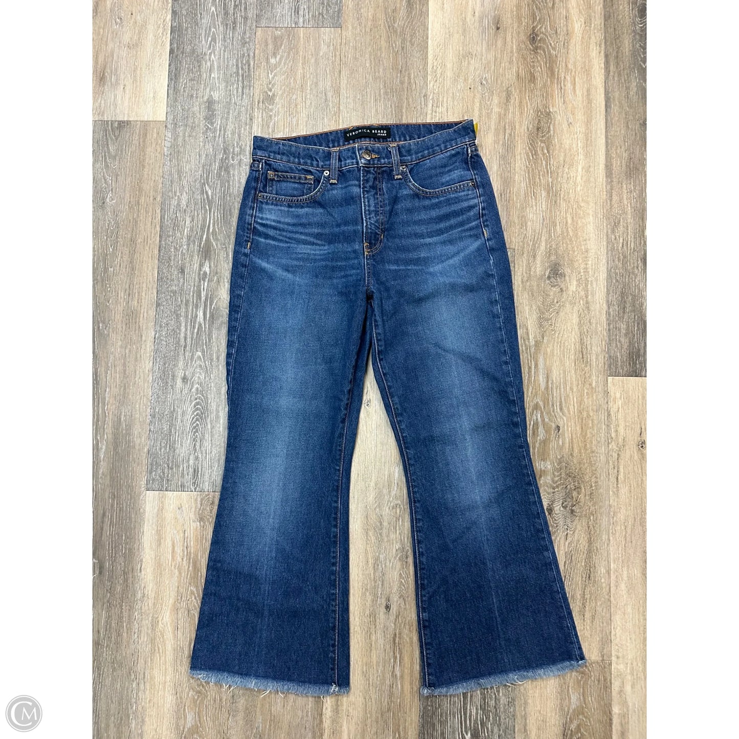Jeans Flared By Veronica Beard In Blue Denim, Size: 6