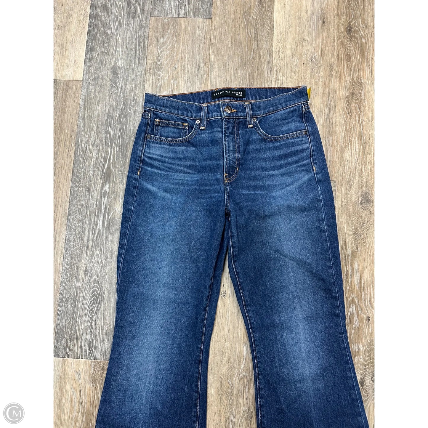 Jeans Flared By Veronica Beard In Blue Denim, Size: 6