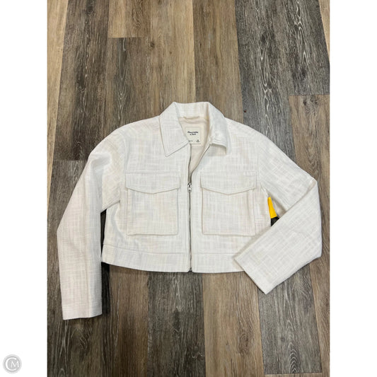 Jacket Other By Abercrombie And Fitch In White, Size: M