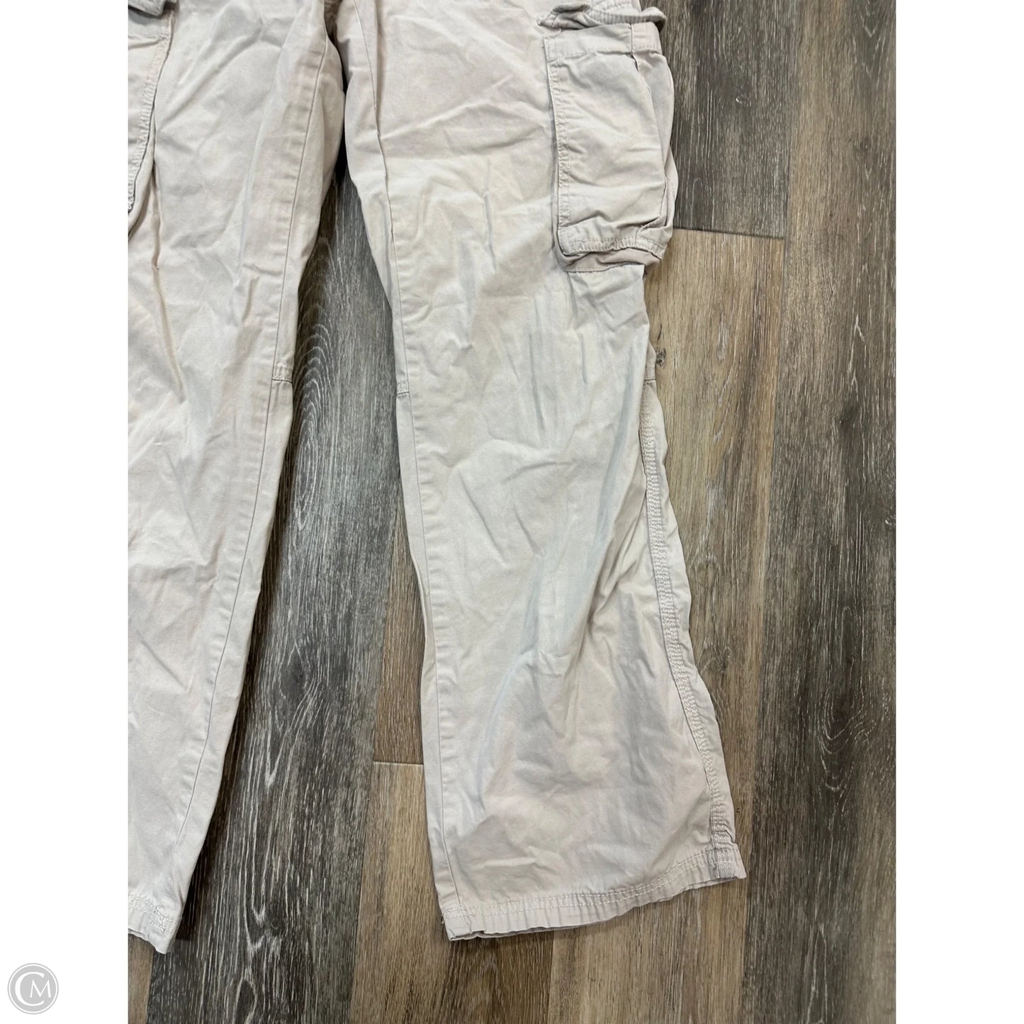 Pants Cargo & Utility By Bershka In Cream, Size: 8