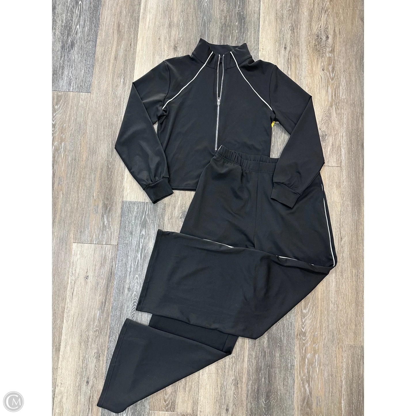 Athletic Pants 2pc By Clothes Mentor In Black, Size: S