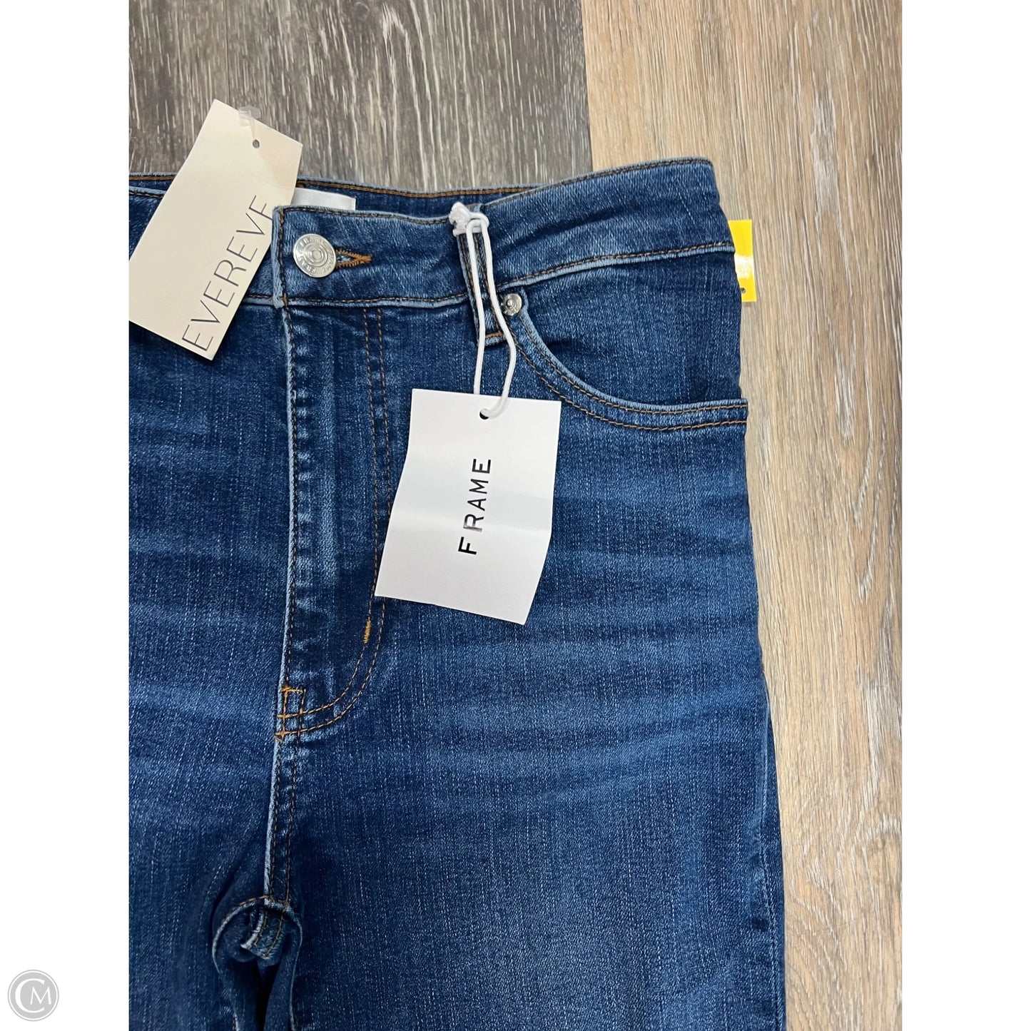 Jeans Boot Cut By Frame In Blue Denim, Size: 4/27