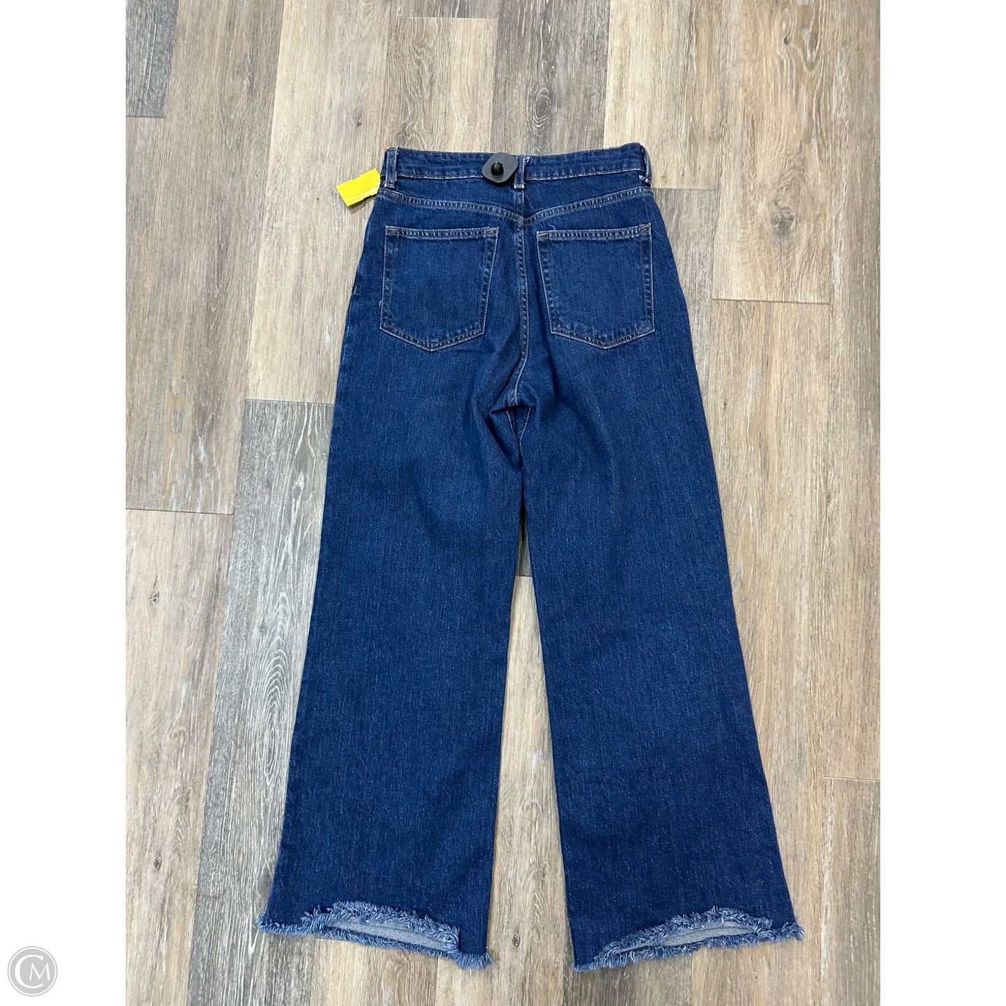 Jeans Wide Leg By H&m In Blue Denim, Size: 6