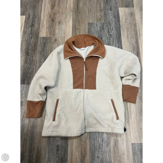 Jacket Faux Fur & Sherpa By Columbia In Tan, Size: Xxl