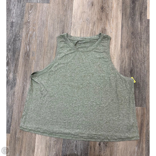 Athletic Tank Top By Athleta In Green, Size: 2x