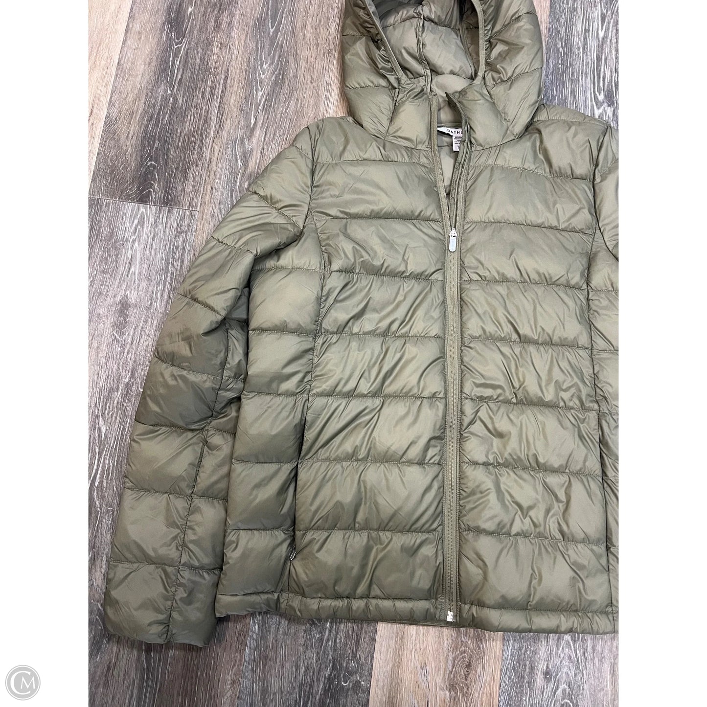 Jacket Puffer & Quilted By Athleta In Green, Size: L