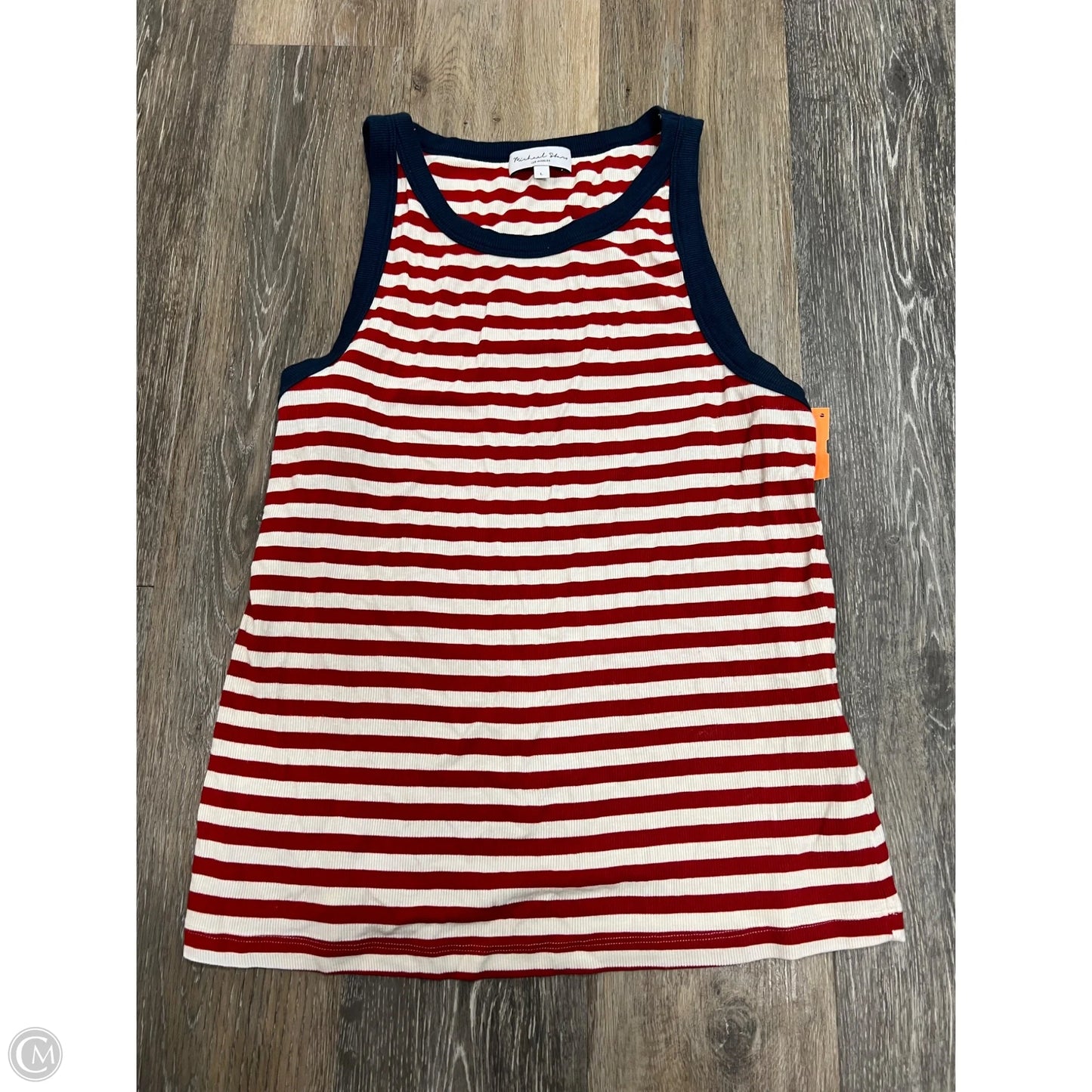 Tank Top By Michael Stars In Striped Pattern, Size: M