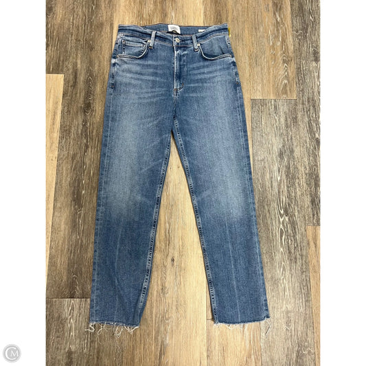 Jeans Straight By Citizens Of Humanity In Blue Denim, Size: 6/28