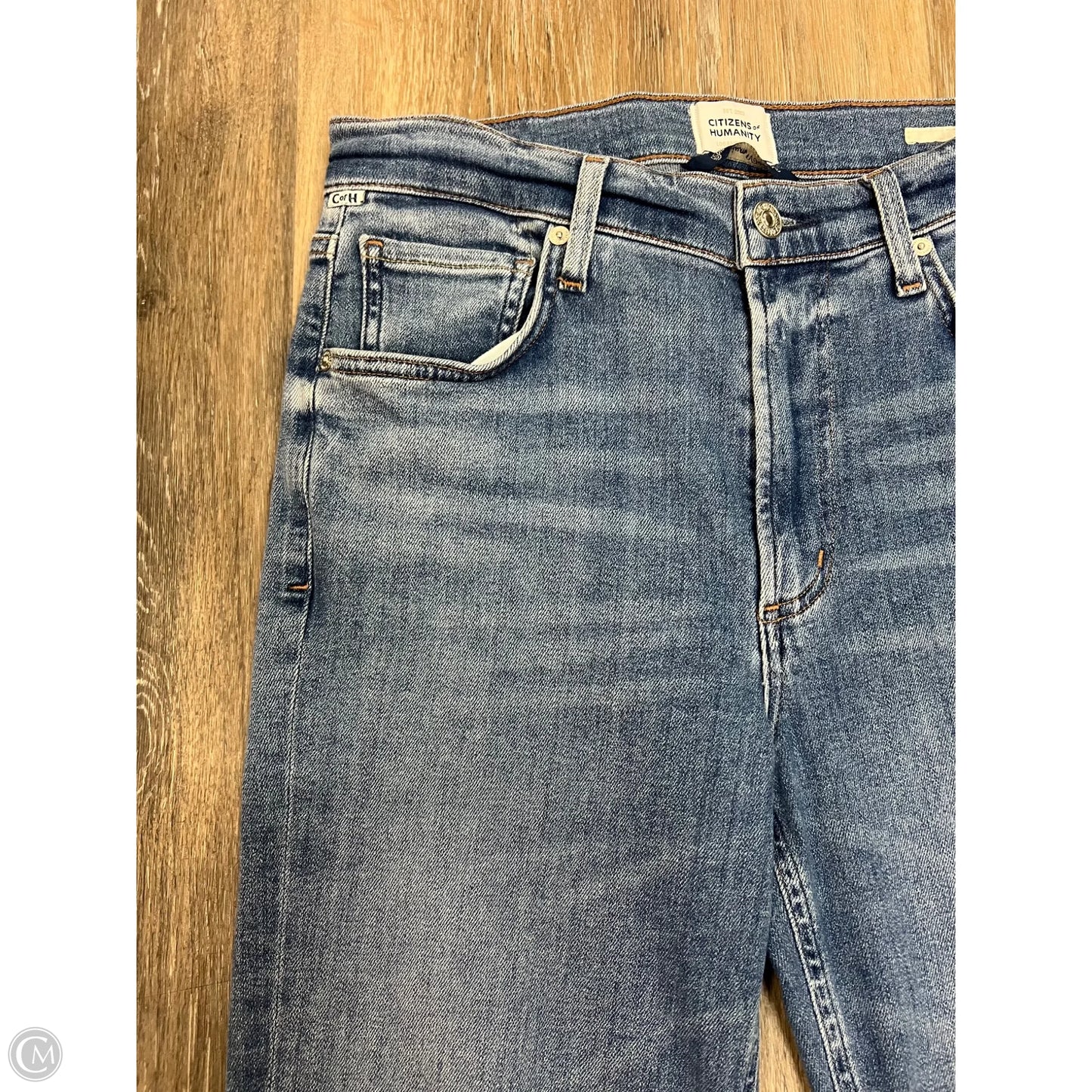 Jeans Straight By Citizens Of Humanity In Blue Denim, Size: 6/28