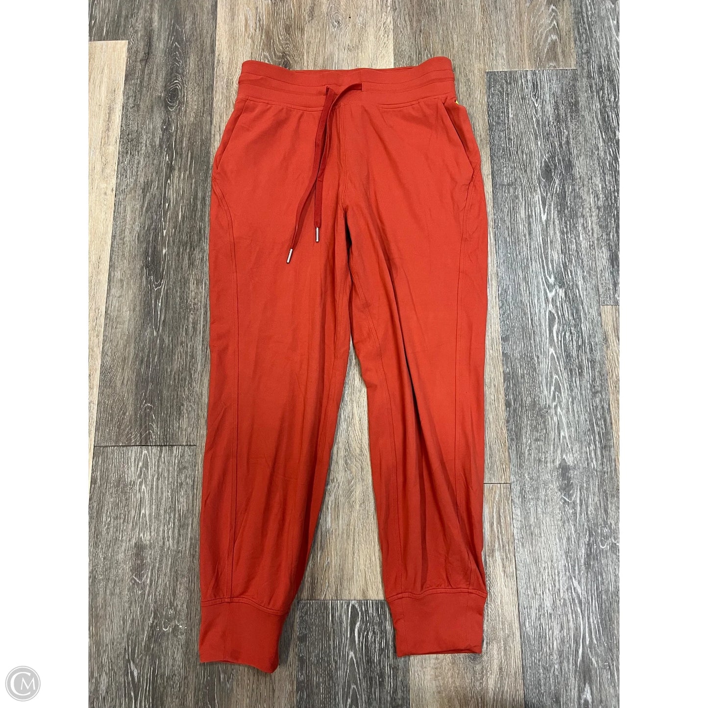 Athletic Pants By Lululemon In Orange, Size: 6