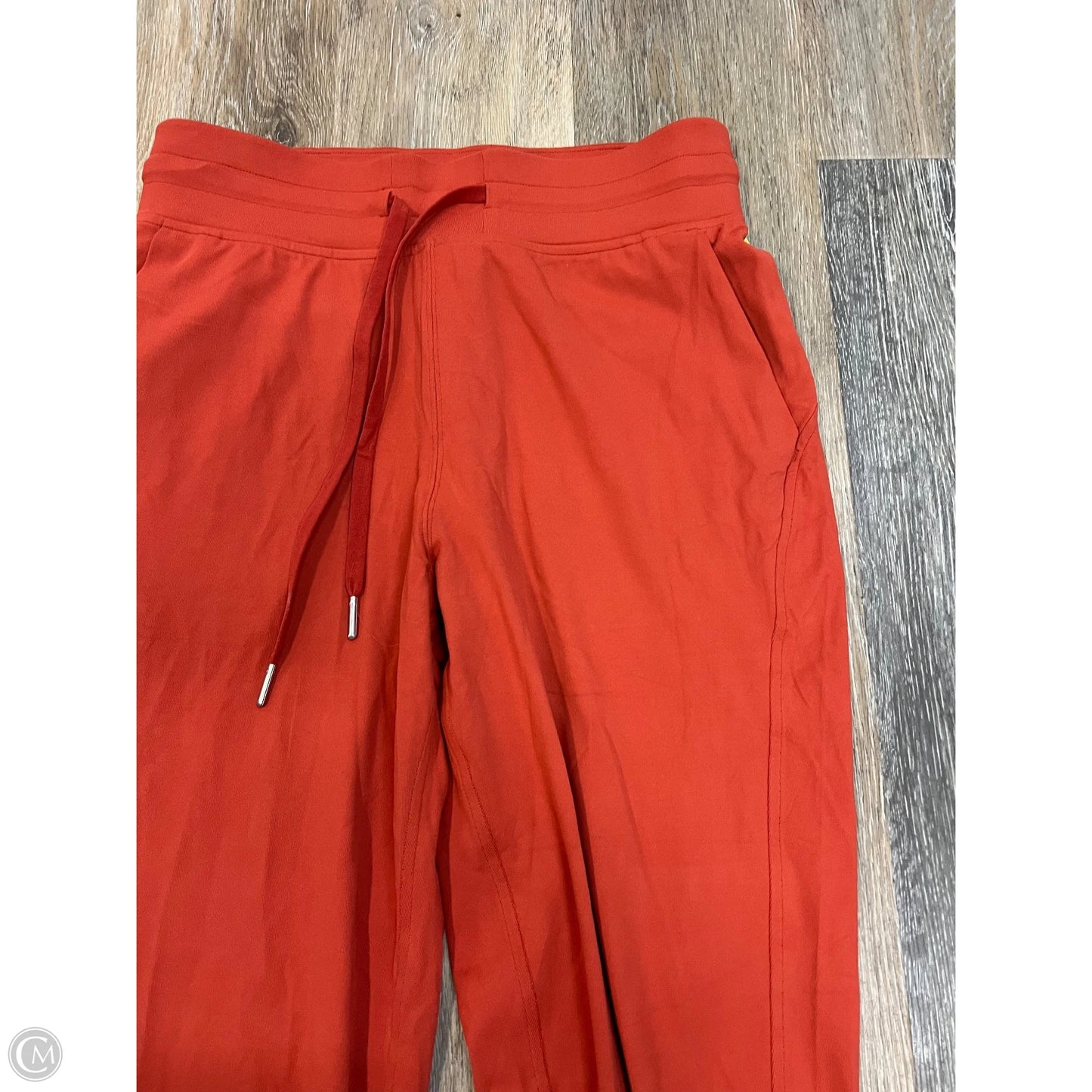 Athletic Pants By Lululemon In Orange, Size: 6