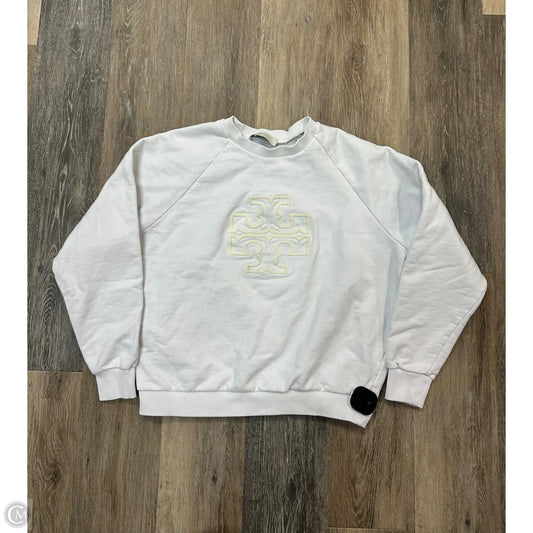Sweatshirt Designer By Tory Burch In White, Size: S
