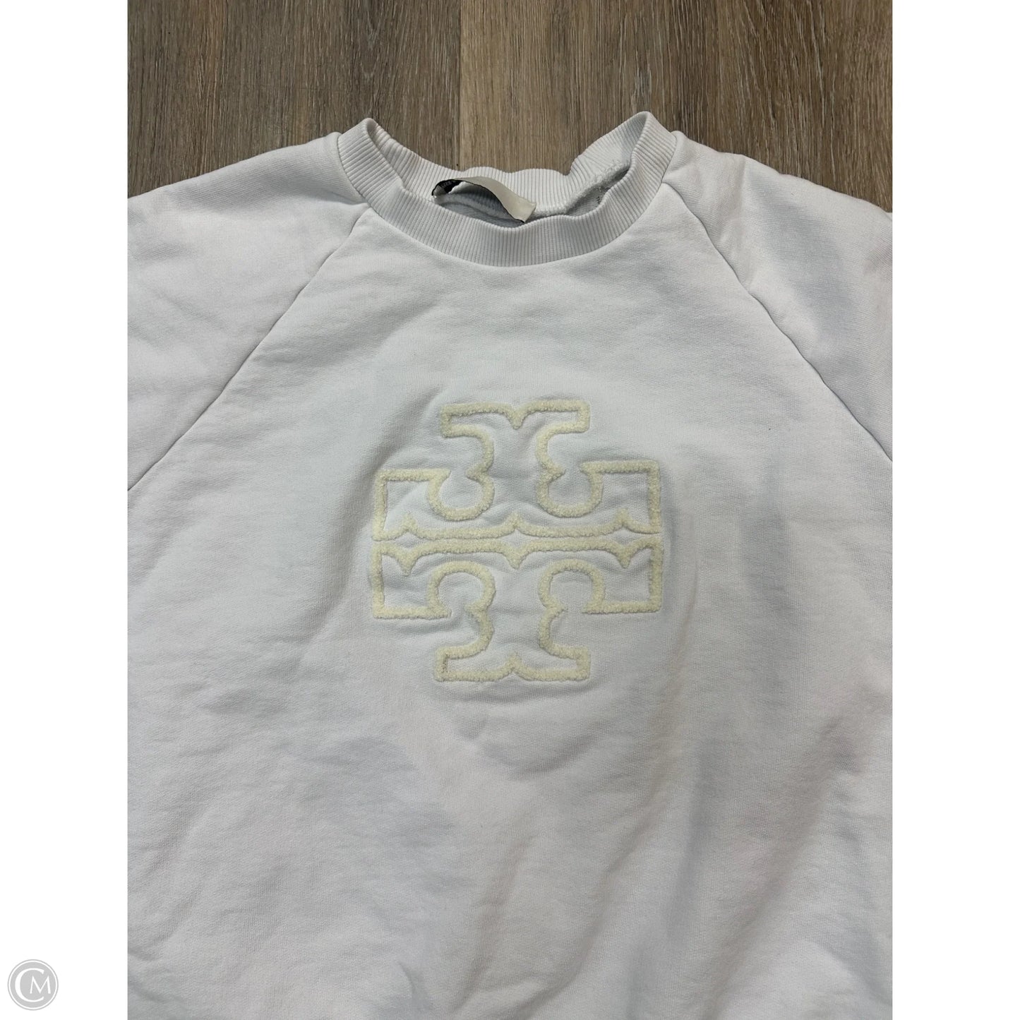 Sweatshirt Designer By Tory Burch In White, Size: S