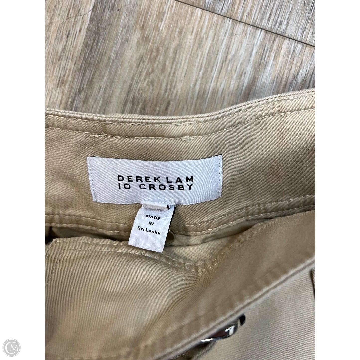 Shorts Designer By Derek Lam 10 Crosby In Tan, Size: 00