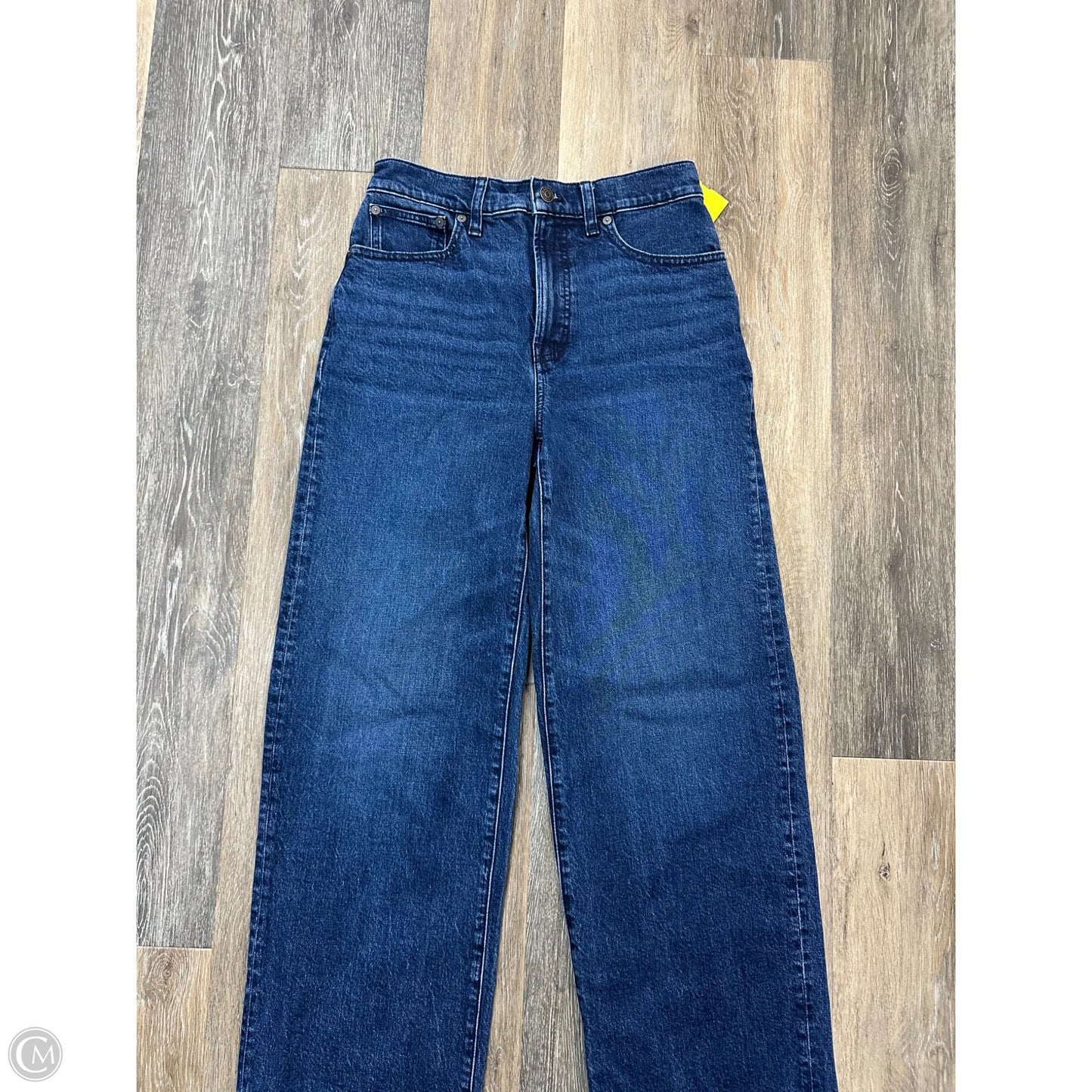 Jeans Wide Leg By Madewell In Blue Denim, Size: 4