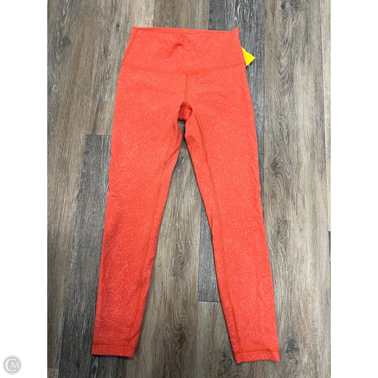 Athletic Leggings By Lululemon In Orange, Size: 6