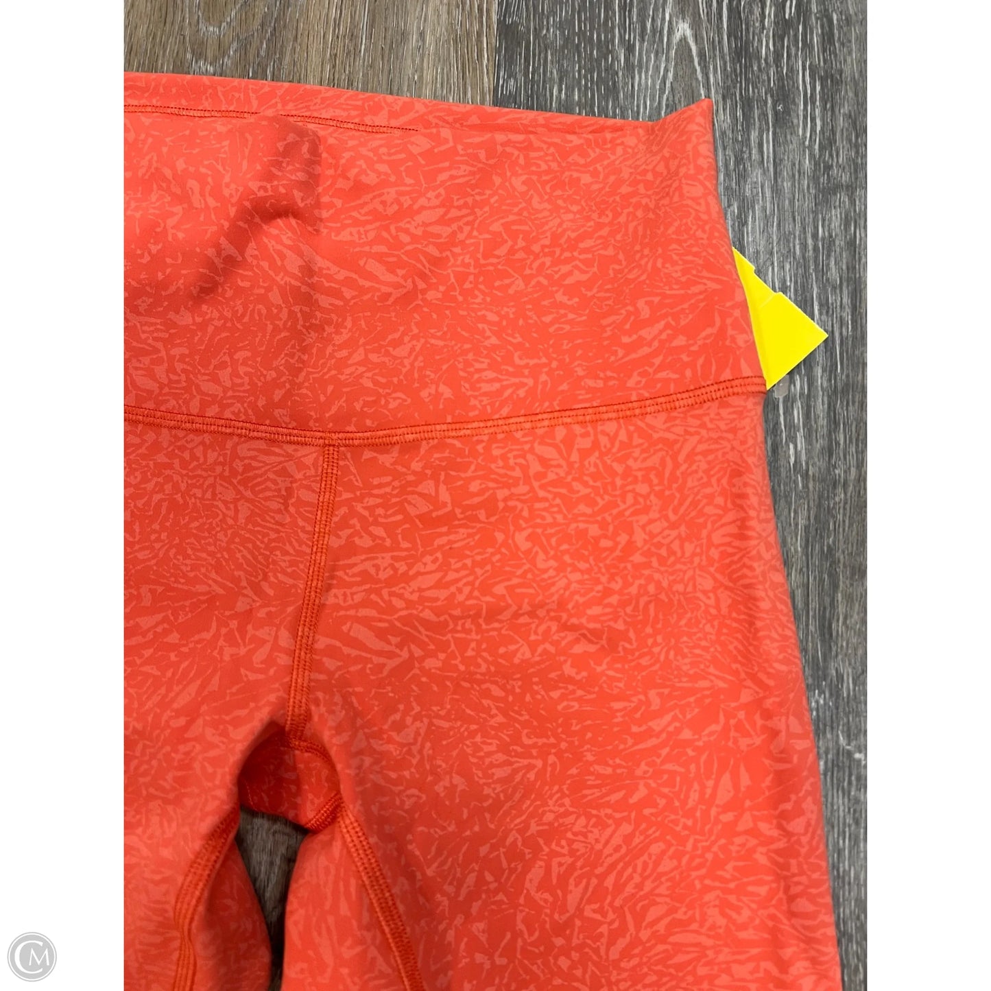 Athletic Leggings By Lululemon In Orange, Size: 6