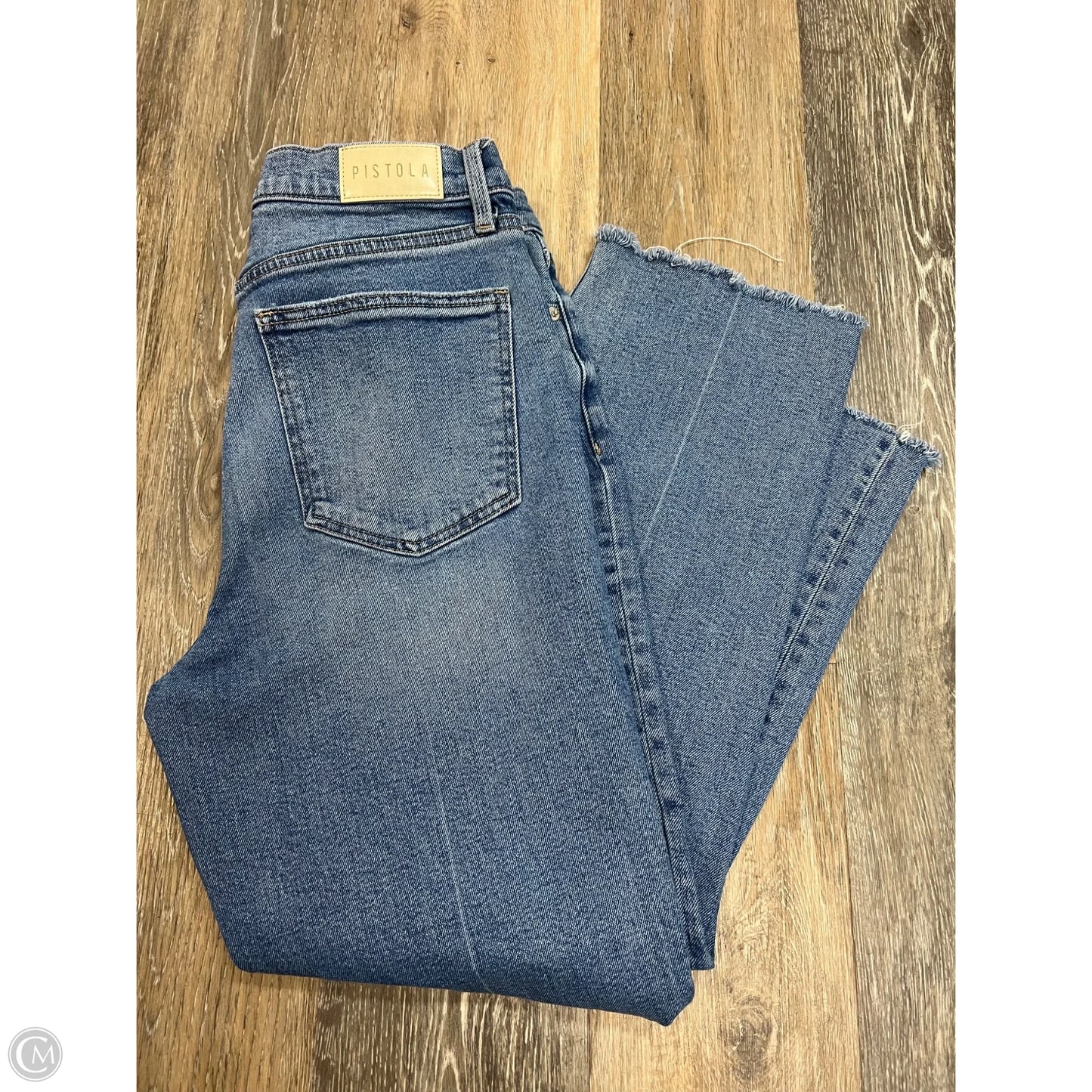 Jeans Straight By Pistola In Blue Denim, Size: 10/30