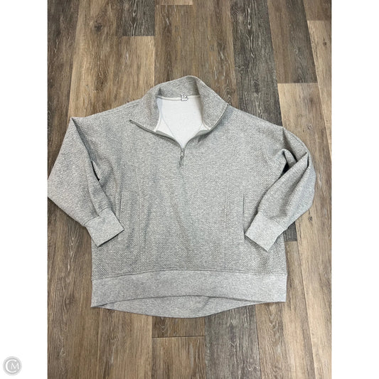 Athletic Sweatshirt Collar By Old Navy In Grey, Size: L