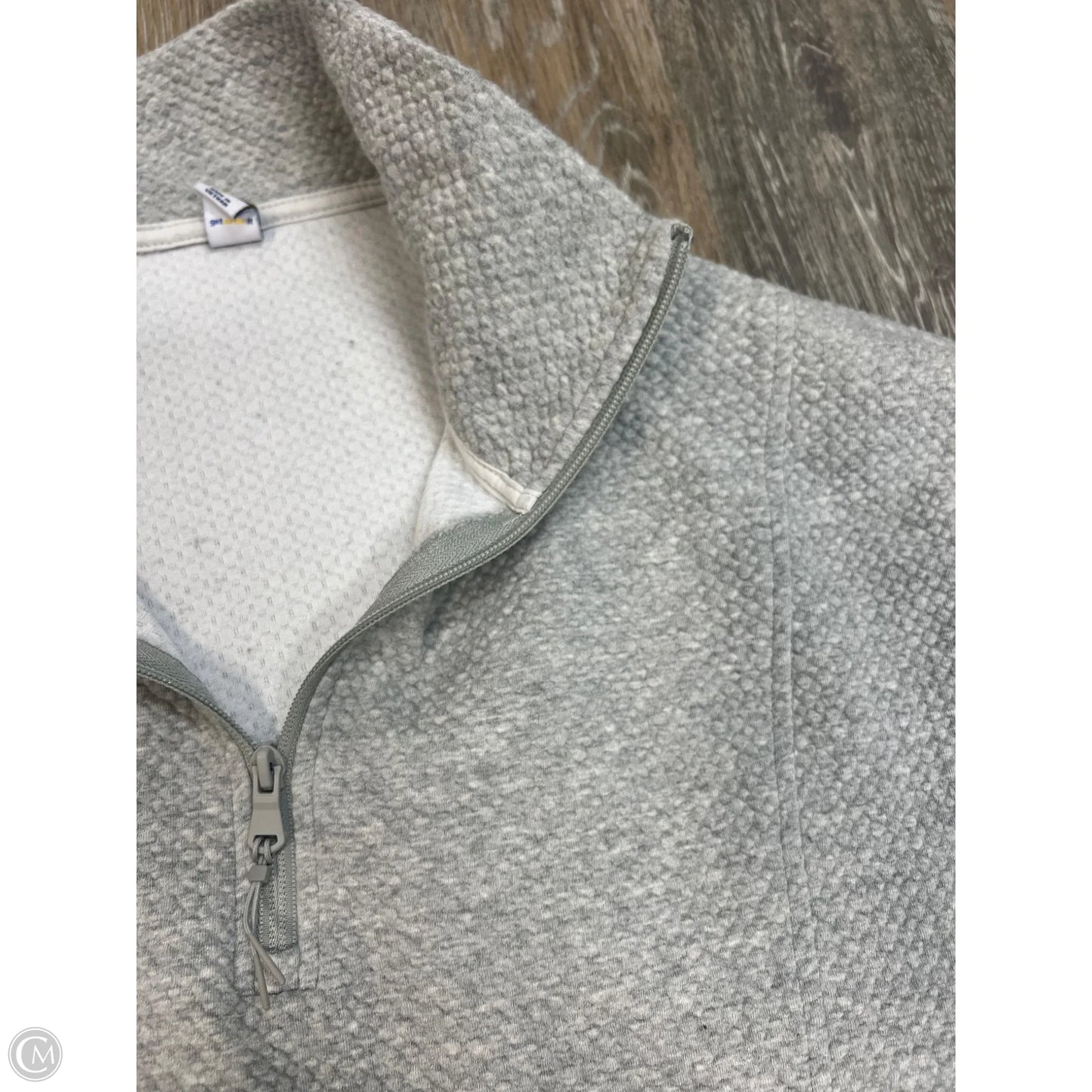 Athletic Sweatshirt Collar By Old Navy In Grey, Size: L