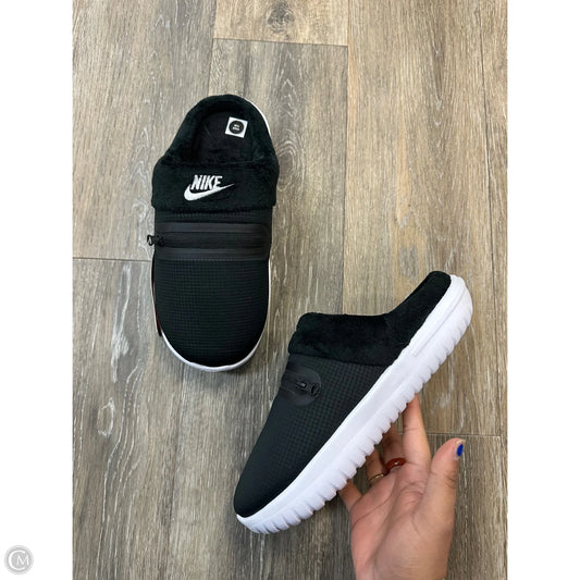 Slippers By Nike In Black, Size: 7