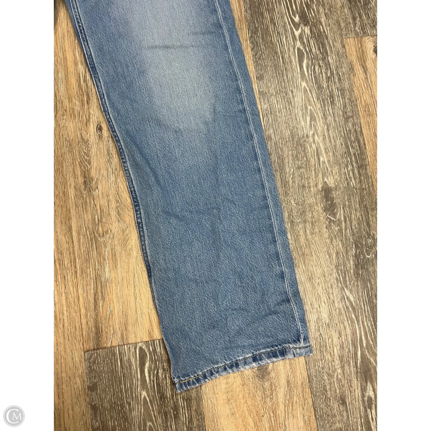 Jeans Straight By Levis In Blue Denim, Size: 6/28