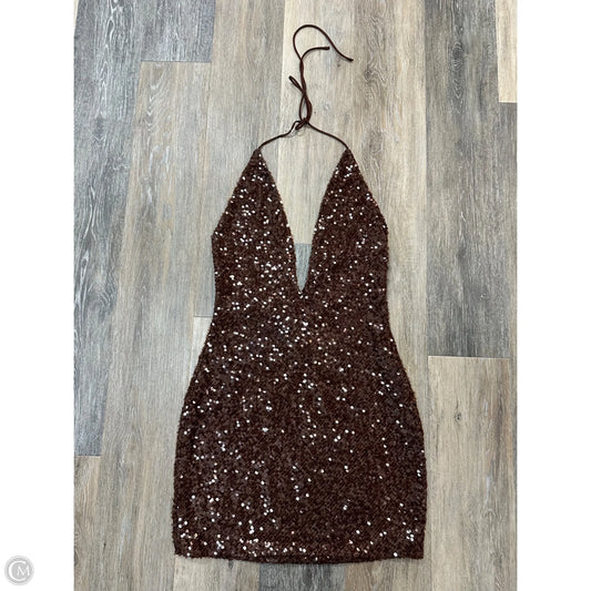 Dress Party Short By Meshki In Brown, Size: Xl