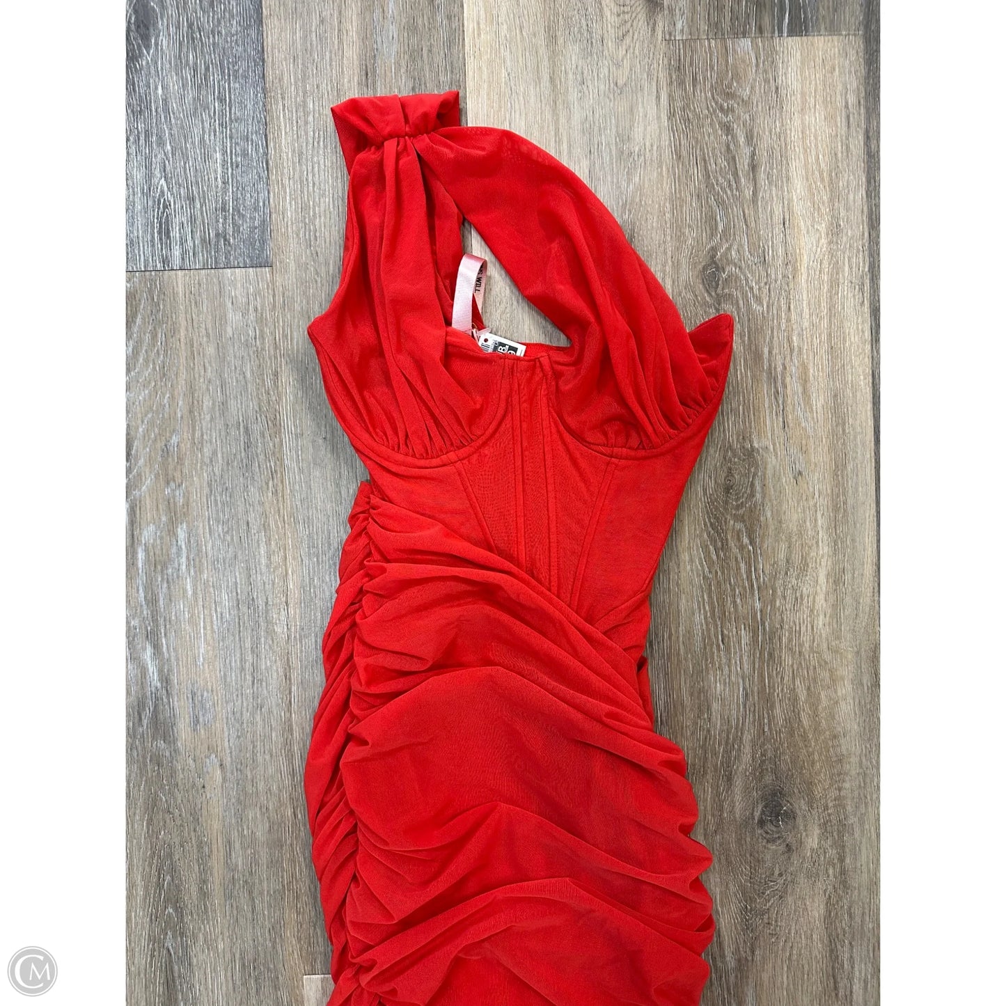Dress Party Midi By House of CB In Red, Size: Xs