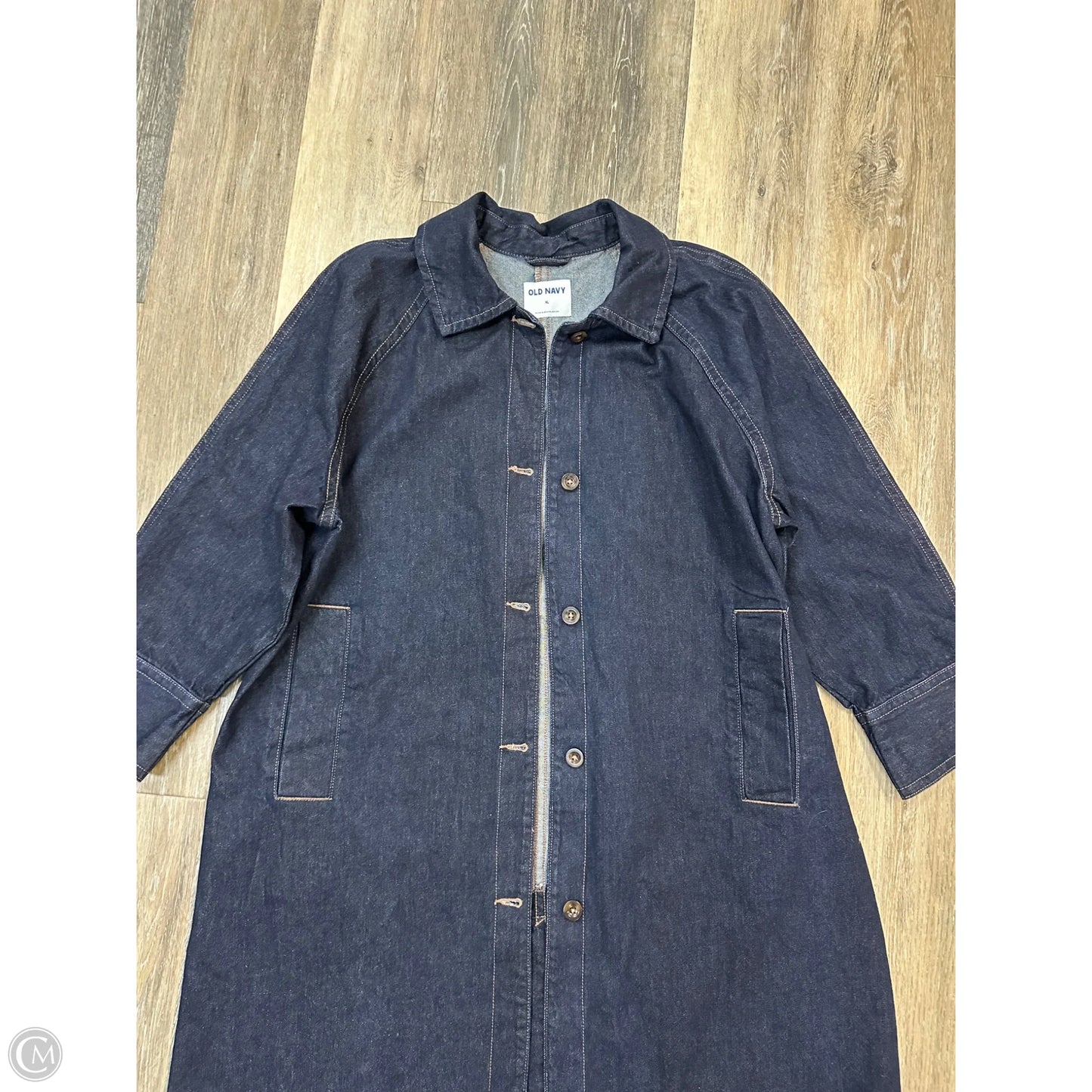 Jacket Denim By Old Navy In Blue Denim, Size: Xl